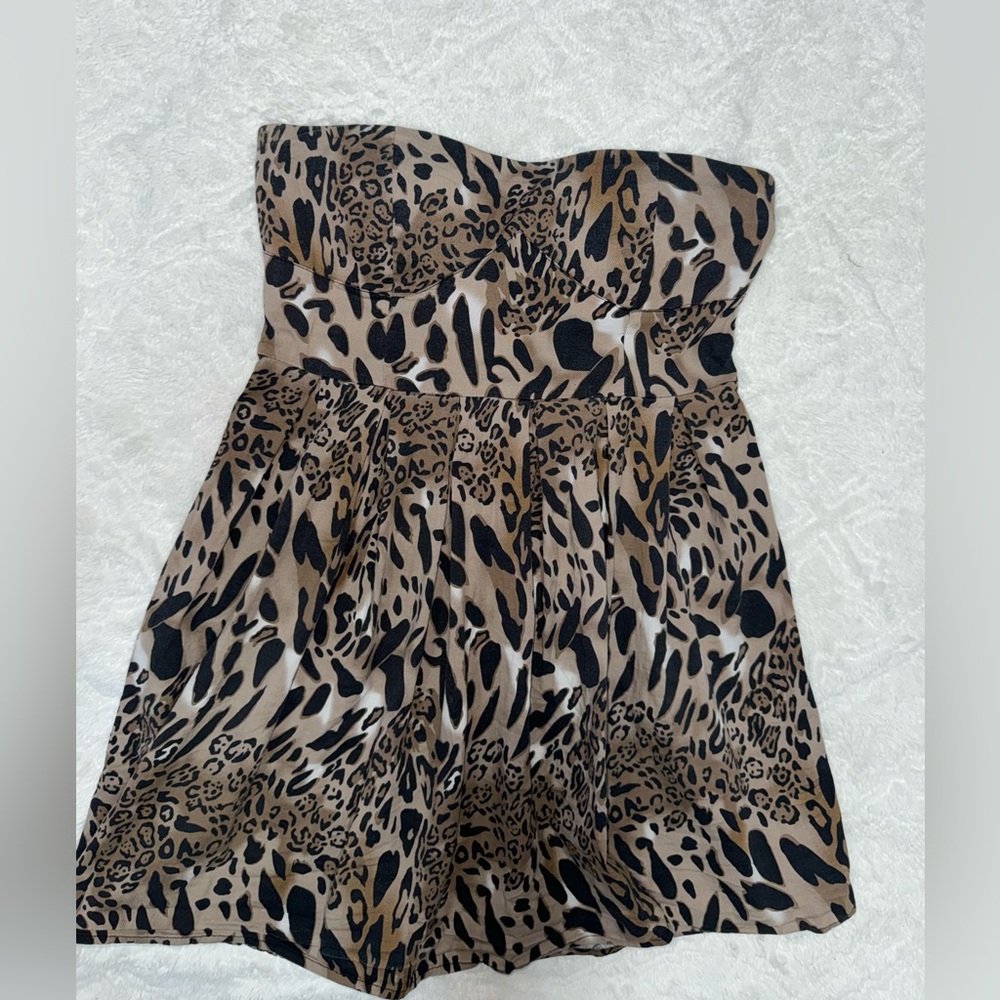 Animal print dress